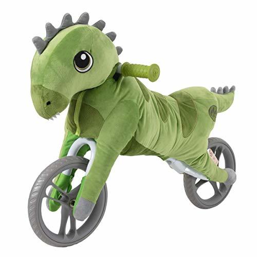 Productos Yvolution My Buddy Wheels Dino Bicicleta de Equilibrio con Juguete de Felpa