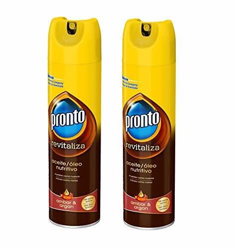 Pronto Limpiador Aceite Muebles - 2 Recipientes de 250 ml - Total