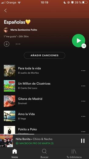 LISTA DE TEMAZOS ESPAÑOLES💛❤️