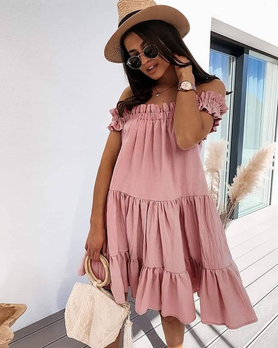 VESTIDO ROSA 