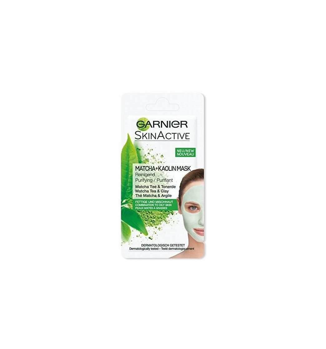 Belleza Mascarilla Facial Purificante Té Matcha y Arcilla, de Garnier SkinActive