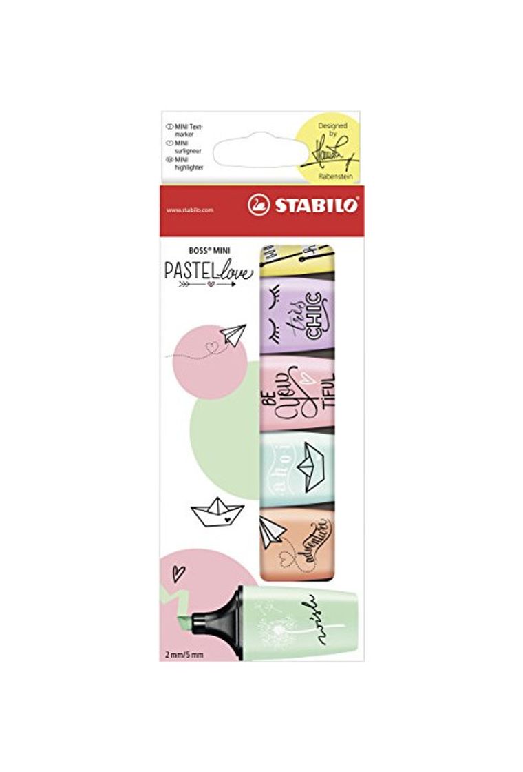 Social Marcador pastel STABILO BOSS mini