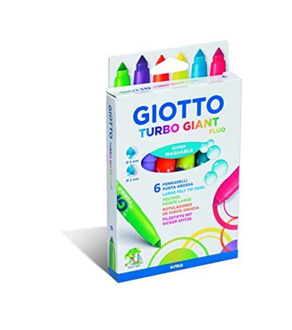 Libro Giotto Flamastry Turbo Giant Fluo 6 sztuk