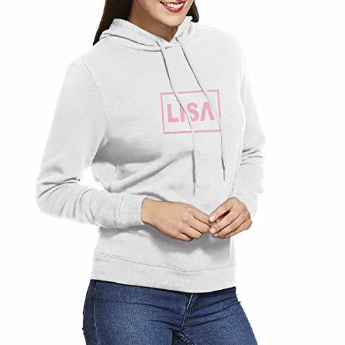 Place AKKUI Sudaderas Hombre Sudaderas con Capucha LIHEHEN Female‘s Black-Pink-Lisa Elegant Sweater