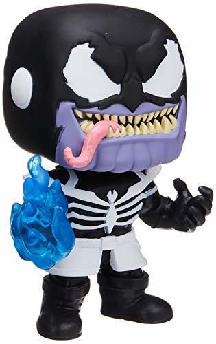 Funko- Pop Bobble: Marvel: Venom S2-Thanos Figura Coccionab, Multicolor, Talla Única