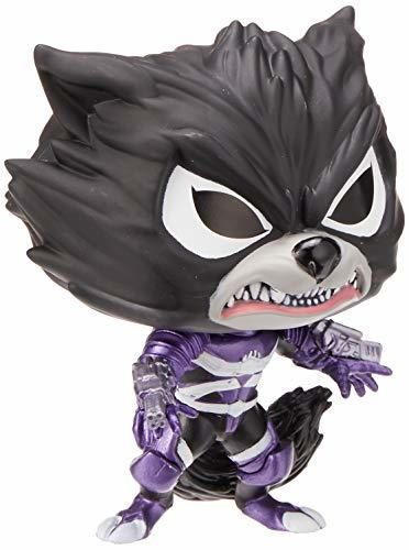 Funko- Pop Bobble: Marvel: Venom S2-Rocket Raccoon Figura Coleccionable, Multicolor