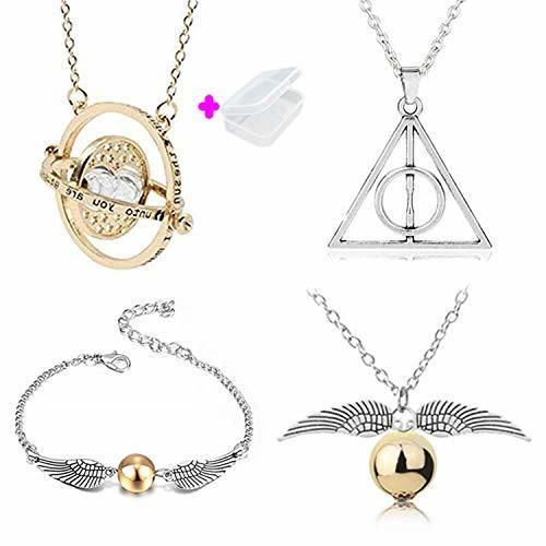 PPX Juego de 4 Collares de Harry Potter con Forma de Serpiente