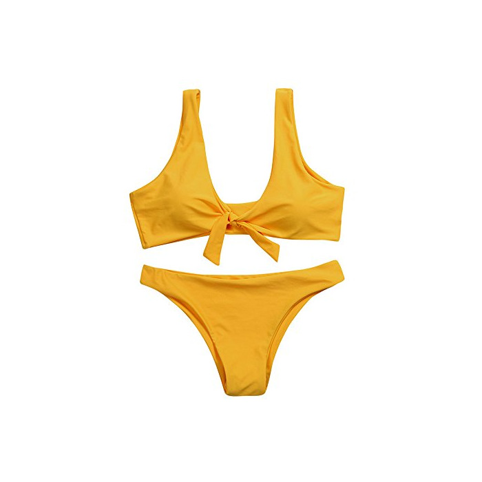 Social Bikinis Mujer Sexy Lanskirt Conjunto De Bikini 2Pcs Traje De BañO Escote