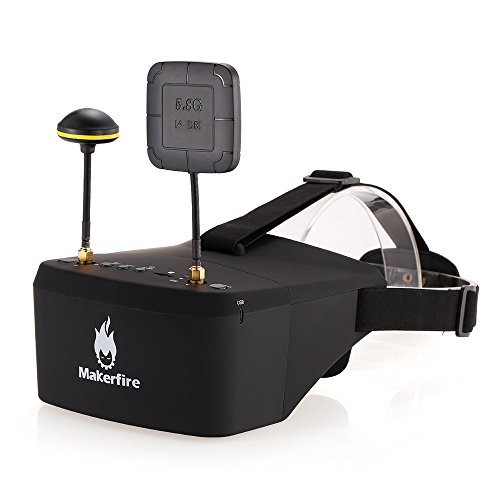 Places Goolsky Makerfire EV800D 5.8G 40CH Receptor doble Antena doble FPV Gafas con