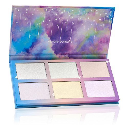 Social TZ cosmetix – Aurora boreal 6 colores paleta de maquillaje Kit de maquillaje en polvo