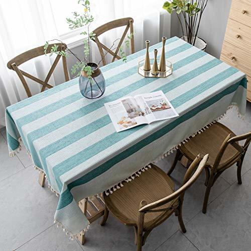 Producto Pahajim Manteles De Mesa Estilo Simple Manteles Mesa Rectangular con Borla Diseñada