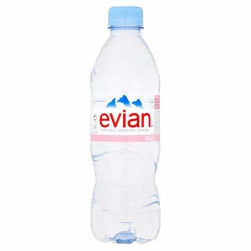 Social Evian Still Mineral Water 24 x 500ml