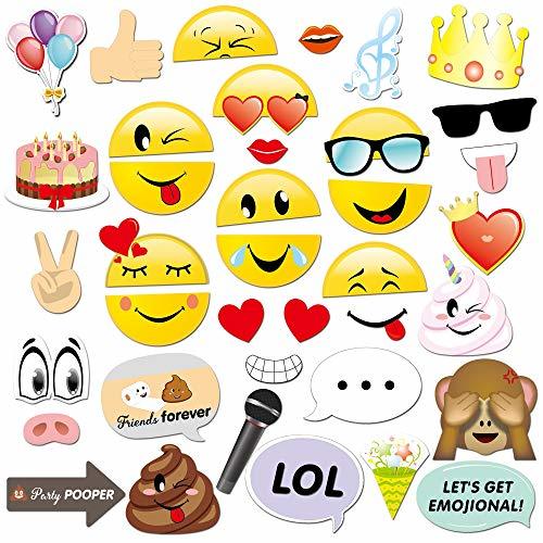 Product Konsait Emoji Photo Booth Props