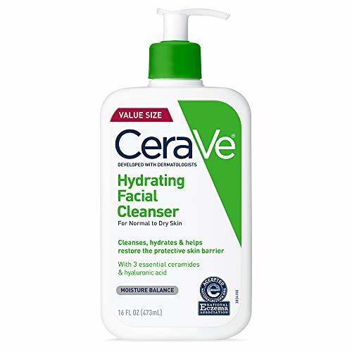 Producto CeraVe - Limpiador facial hidratante de 473 ml para limpieza diaria