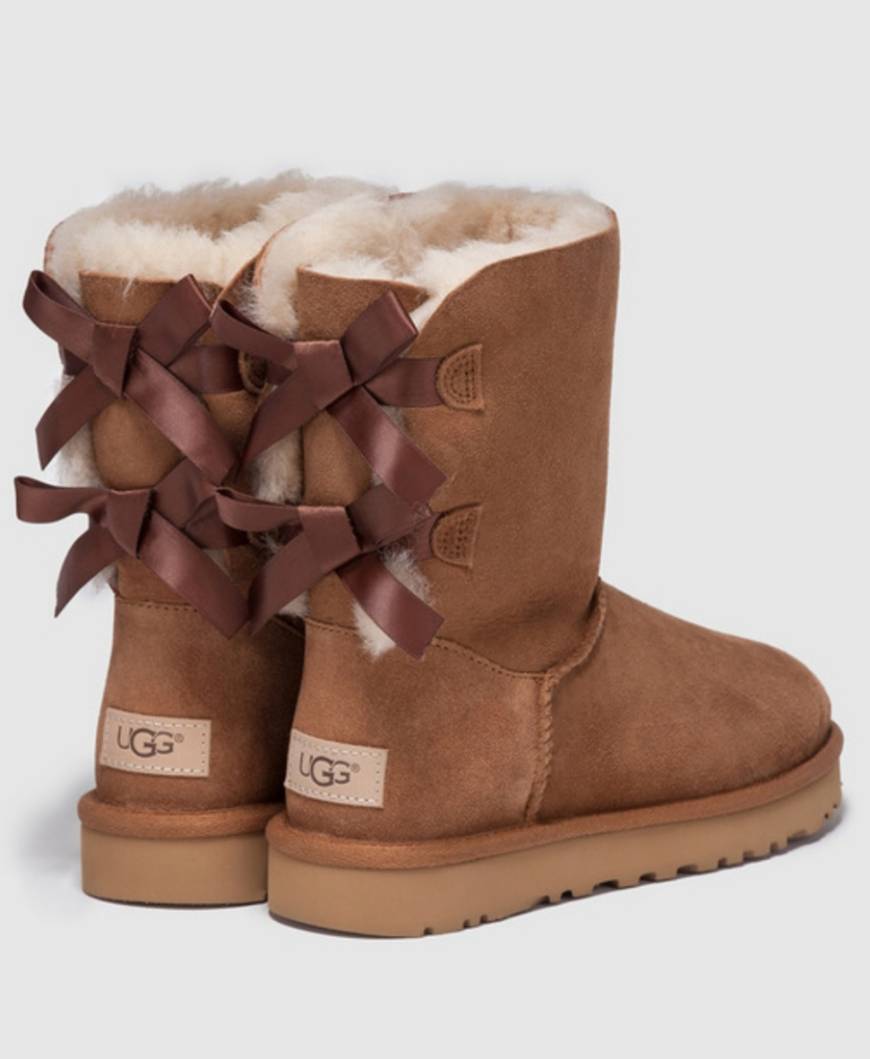 Fashion Botas UGG Castanho Claro 2 Laços 