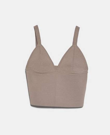 Crop Top De Malha Vison