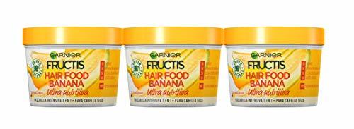 Social Garnier Fructis Hair Food Mascarilla Capilar 3 en 1 Banana Nutritiva para