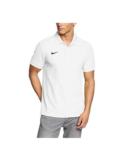 Nike Poloshirt TS Core Polo de Golf, Hombre, Blanco/Negro