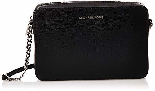 Moda Michael Kors - Jetset Lg Ew Crossbody, Bolsos bandolera Mujer, Negro