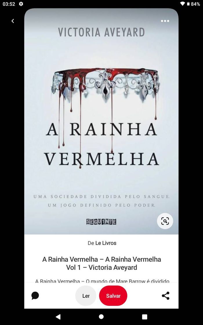 Libro A RAINHA VERMELHA