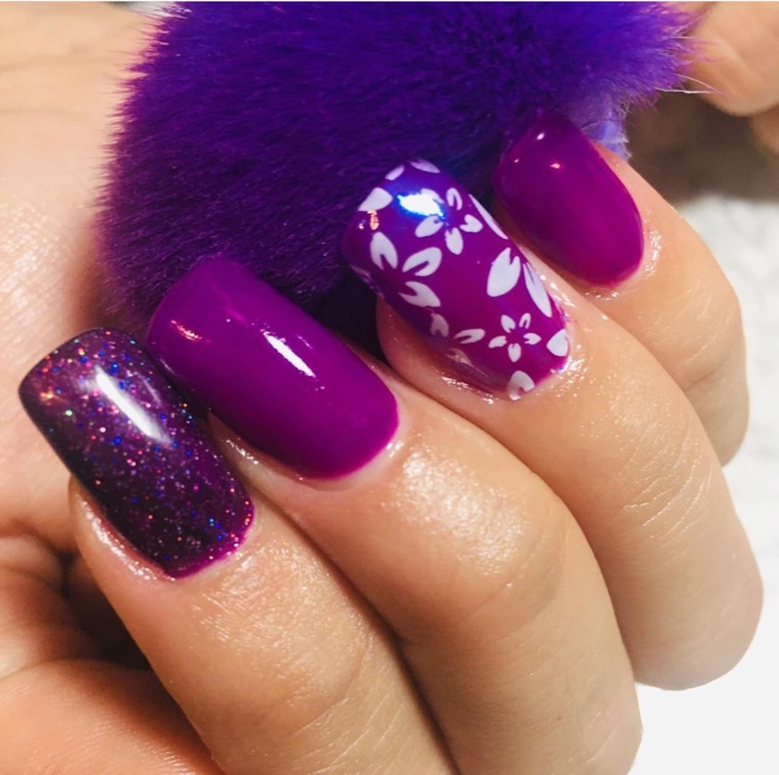 Fashion Purple nail