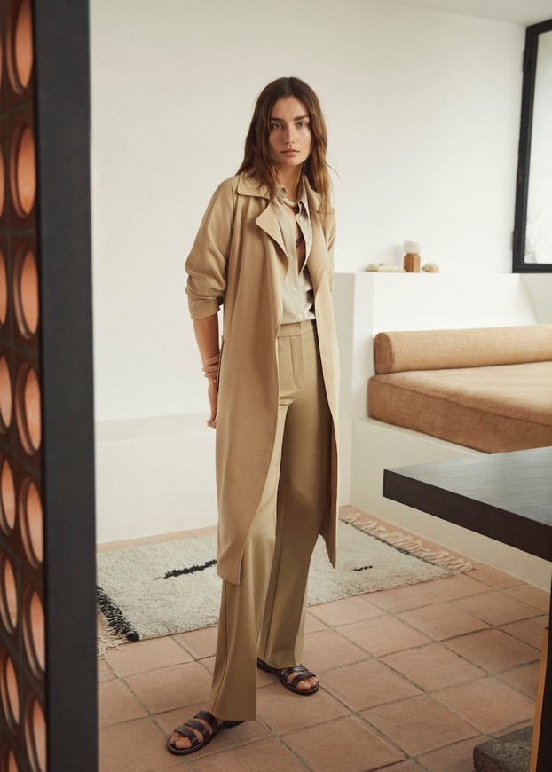 Product Trench oversized fluido - Mulher