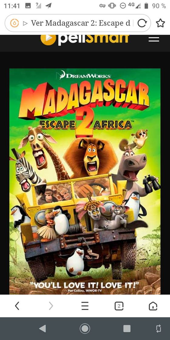 Película Madagascar 2