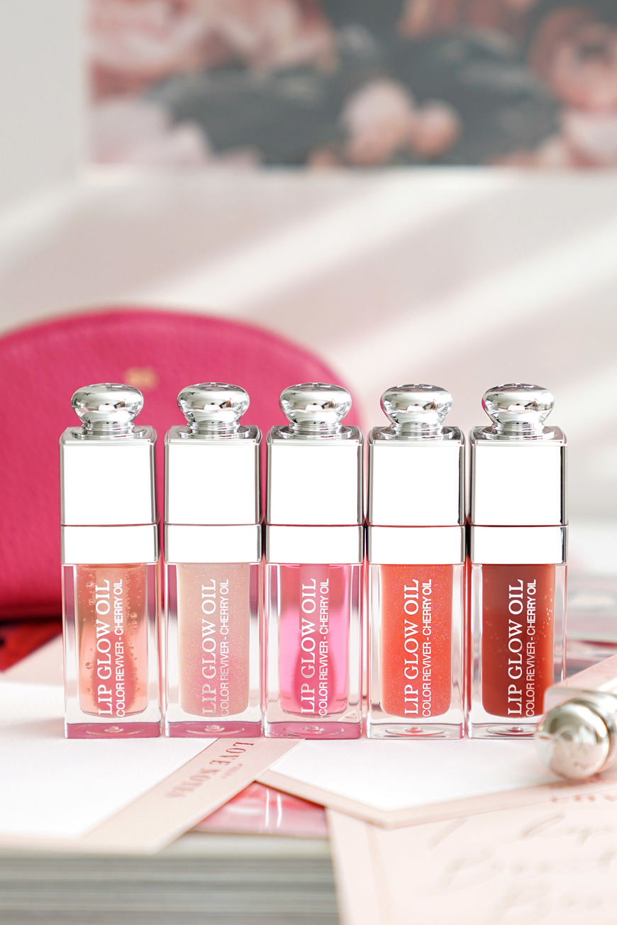 Social Dior lip glow oil