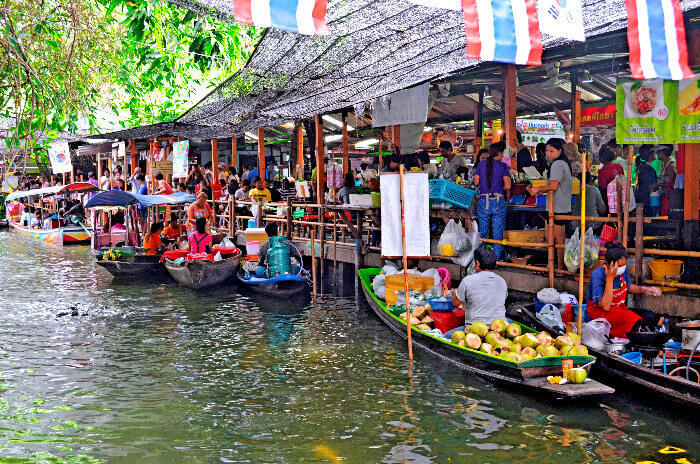 Place Mercado flotante Khlong Lad Mayom