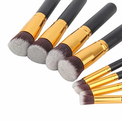 Social 8pcs pinceles de ojos profesionales set sombra de ojos Foundation Mascara Blending