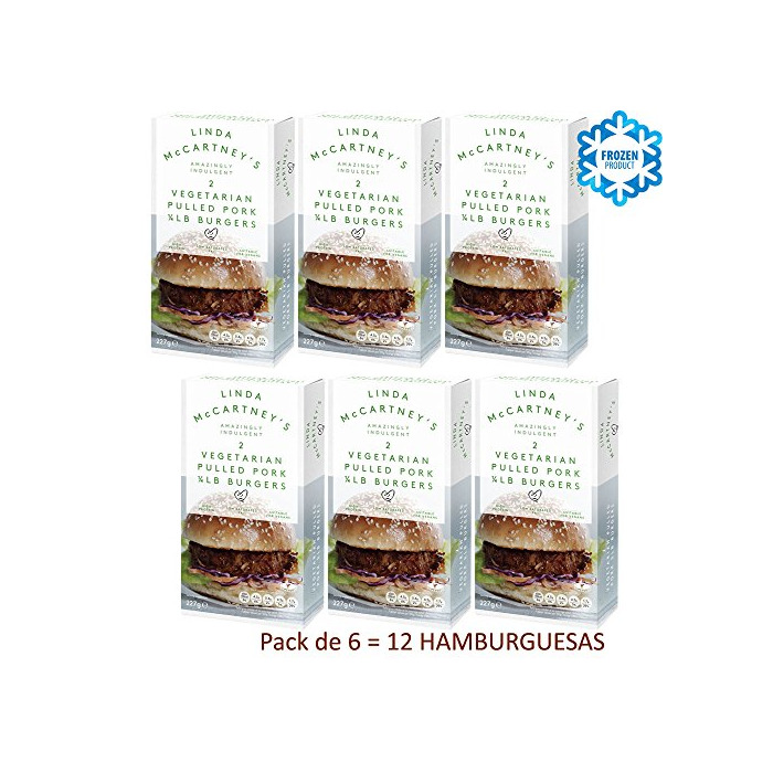 Producto LINDA McCARTNEY Hamburguesas de Cerdo Tiradas Vegetarianas 1 / 4lb