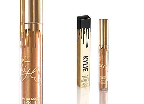 KYLIE JENNER Cosmetics Metal Matte Metallic Lipstick in LORD *BIRTHDAY EDITION* by