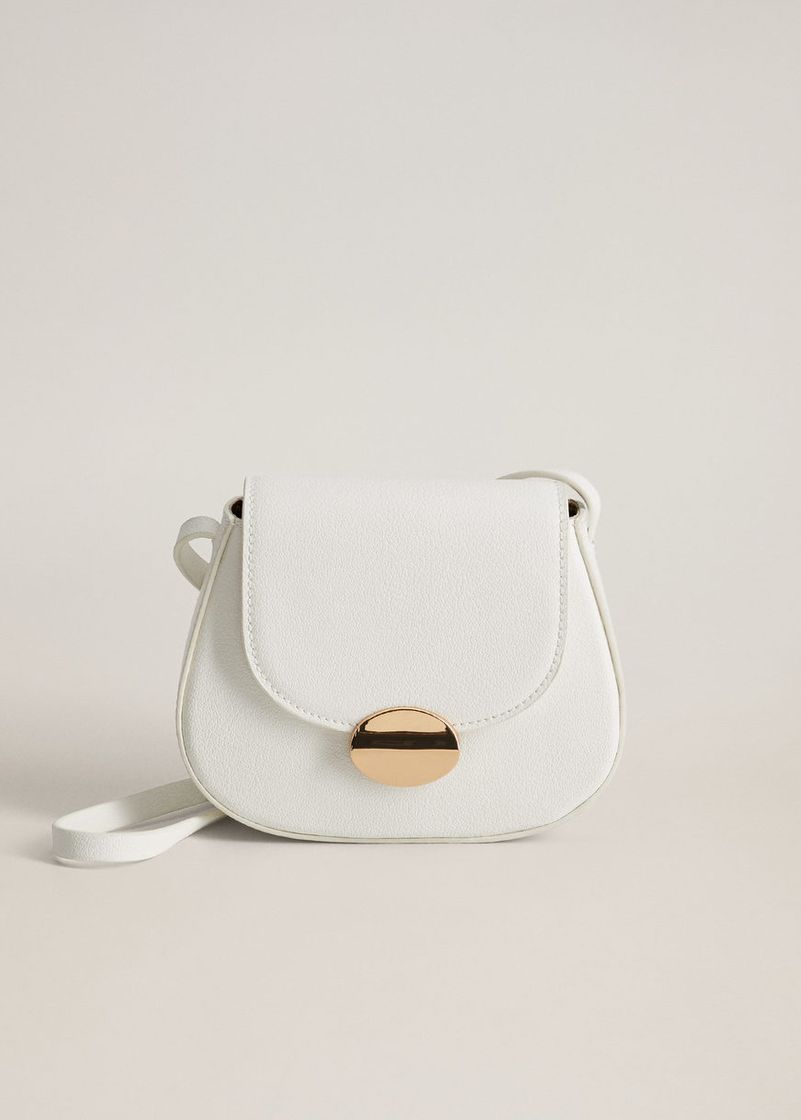 Product Bolso solapa detalle metálico Blanco 15