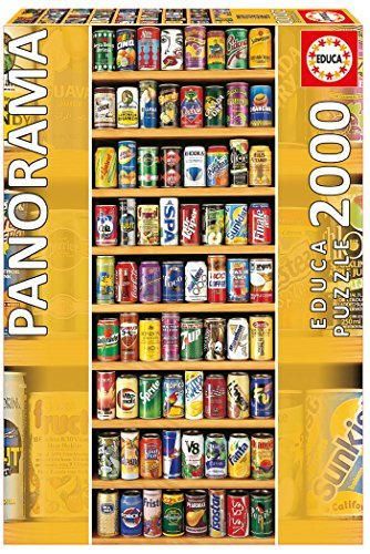 Educa Borrás- Serie Panorama Puzzle 2.000 Piezas, Lata, Color