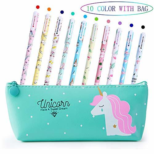 Social Bolígrafos de unicornio para niñas