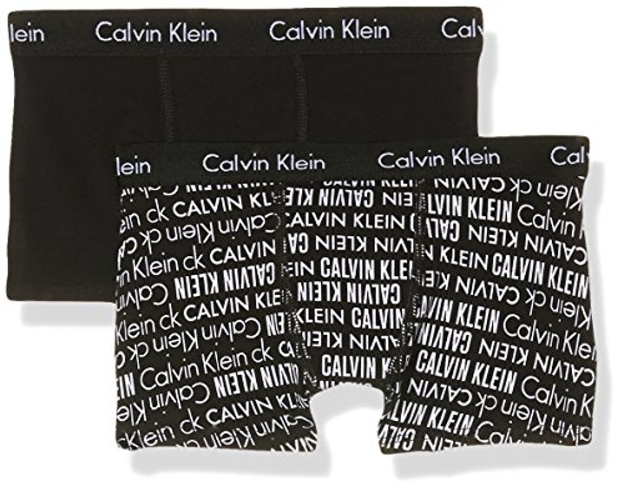 Lugar Calvin Klein 2pk Trunk Bóxer, Negro