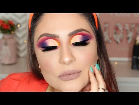 Fashion Maquiagem Colorida !!! - YouTube