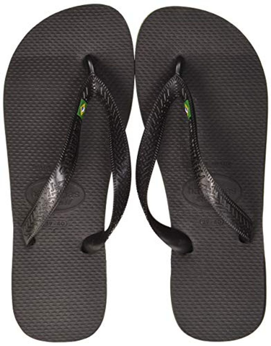 Social Havaianas Brasil, Chanclas Unisex Adulto, Negro