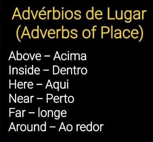 Moda Adverbs of place