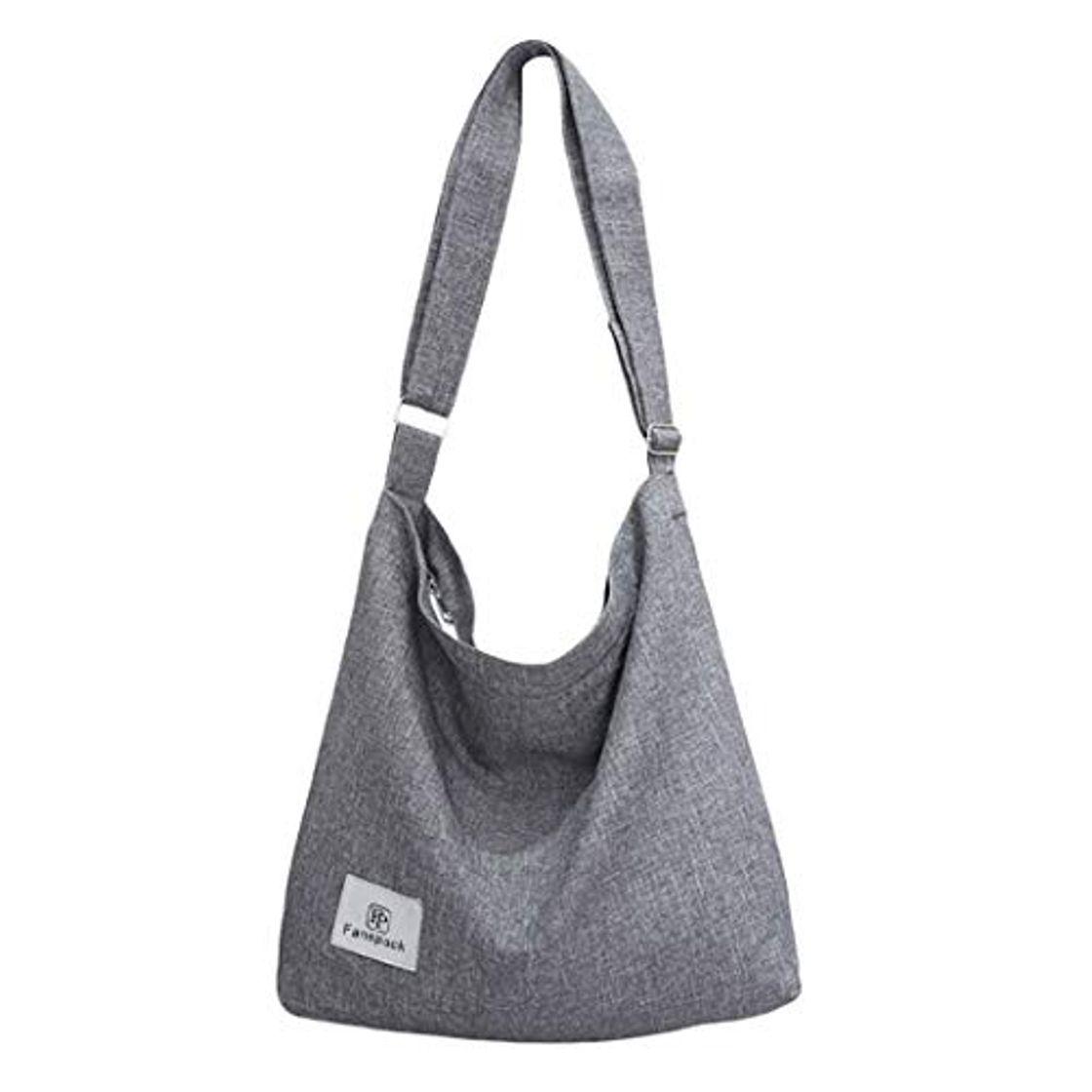 Place Bolsos Mujer,Fanspack Bolso Bandolera Mujer de Lona Hobo Bag Bolsos de Crossbody