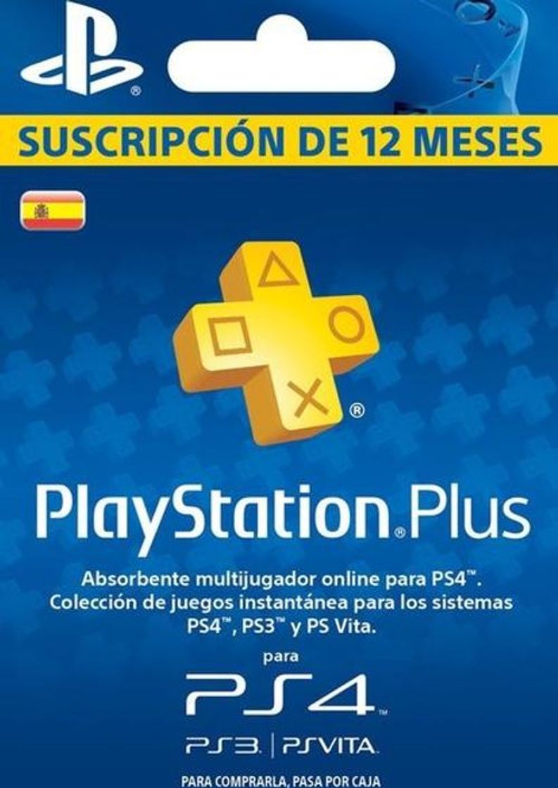 Moda 12 meses de suscripción PlayStation plus 