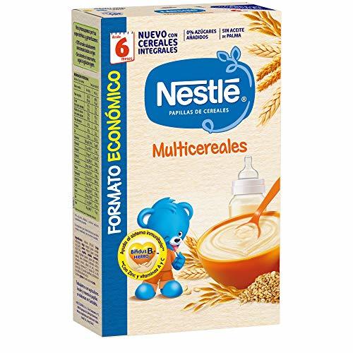 Lugar Nestlé Multicereales Papilla de cereales instantánea de fácil disolución