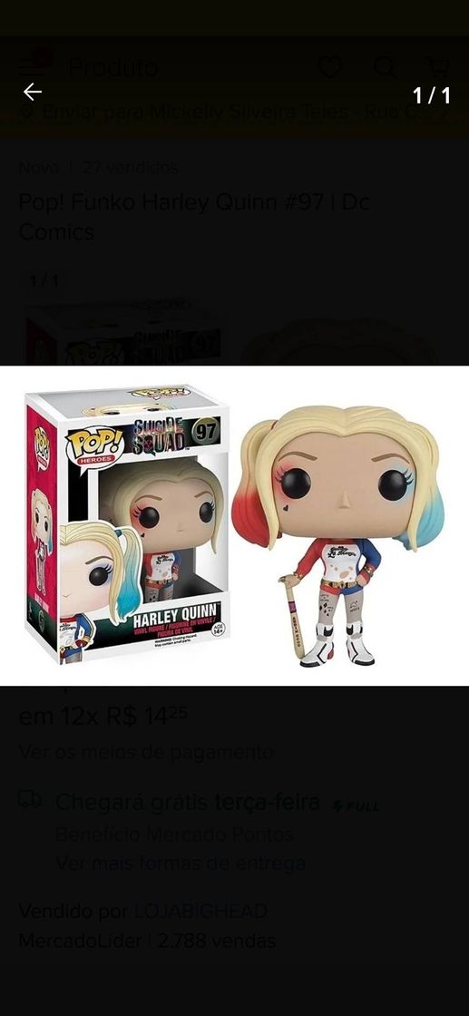 Moda Pop funko harley quinn