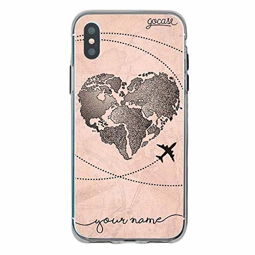 Gocase World Map Heart Vintage