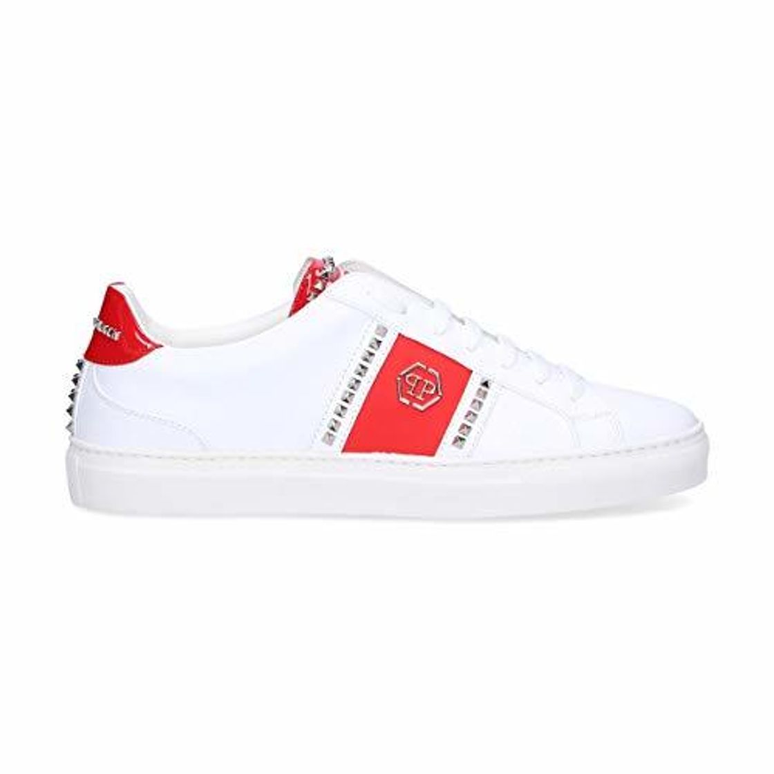 Product Philipp Plein lo Top Studs Zapatillas Hombre en Blanco - En Blanco