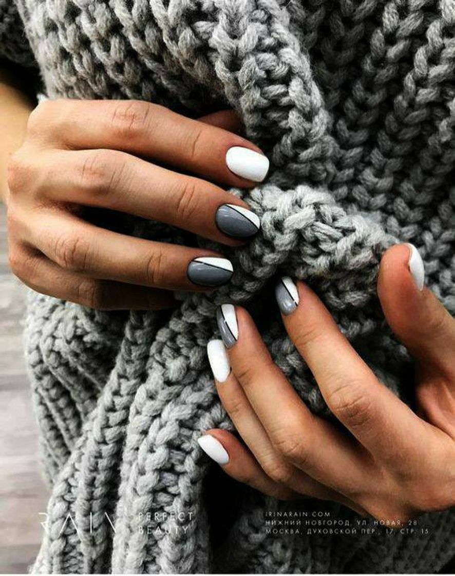 Fashion Gris, blanco y negro