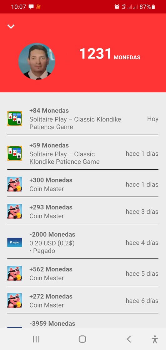 Videogames Hola que tal, esta es una aplicación que te paga por jugar..