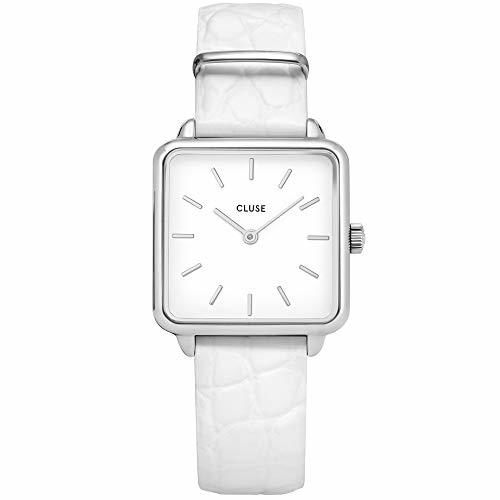 Cluse La Tetragone Reloj de Mujer Cuarzo 28mm analógico Correa de Cuero