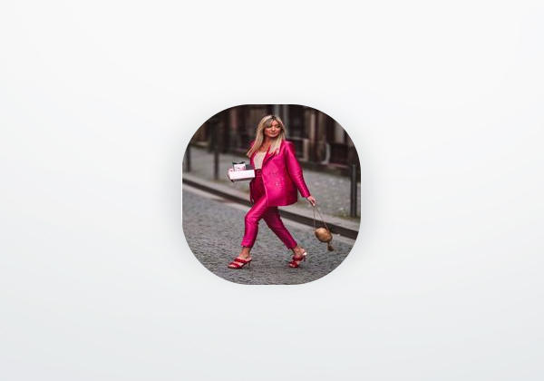 App CALÇA ROSA ESTRUTURADA 🦄