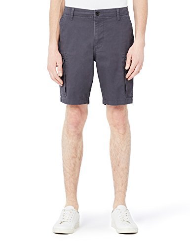 Place MERAKI POETME005 Pantalones Cortos, Hombre, Gris